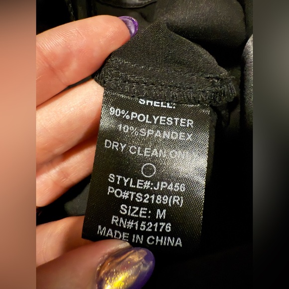 RESET By Jane Black Satin Cargo Wide Leg Pants Size Medium - Picture 12 of 13